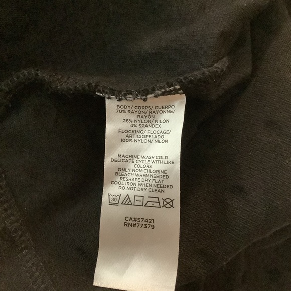 ANN TAYLOR VELVET DOT TOP - Picture 5 of 6